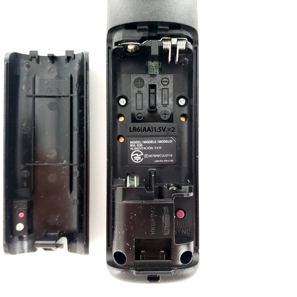 Genuine Nintendo Wii MotionPlus Controller RVL-036 Black w/ Nunchuk Tested Works